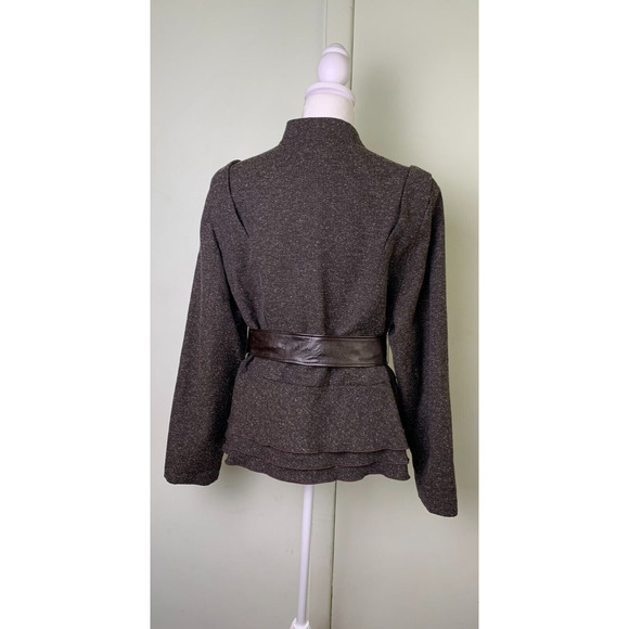 Worthington Women's Deep Chocolate Long Sleeve Jacket Size XL - Picture 5 of 15
